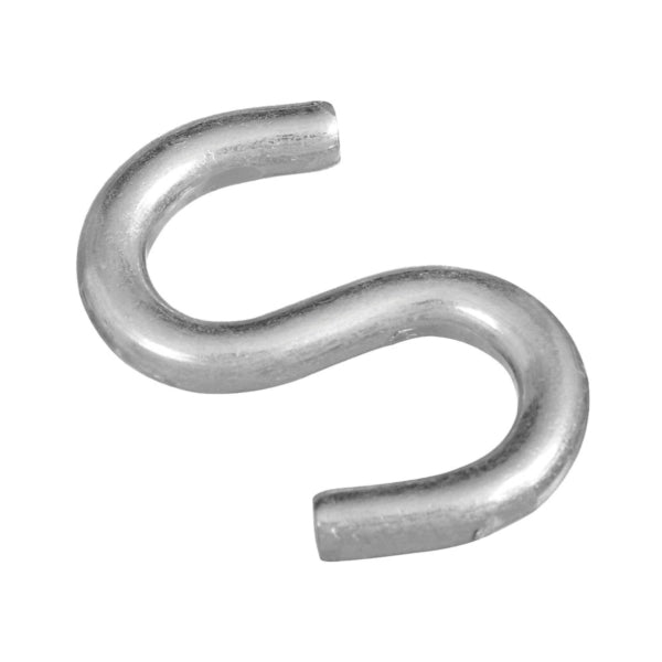 National Hardware N273-441 S-Hook, 120 lb Working Load, 0.312 in Dia Wire, Steel, Zinc