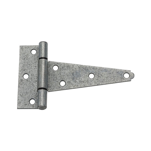 National Hardware N129-395 T-Hinge, 5 in H Frame Leaf, Steel, Galvanized, 48 lb