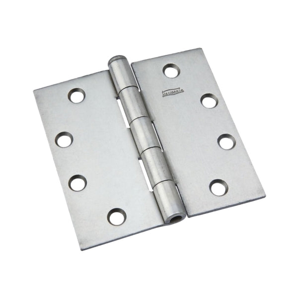 National Hardware N140-046 Broad Hinge, 4-1/2 in W Frame Leaf, 0.13 in Thick Frame Leaf, Steel, Steel, 90 lb