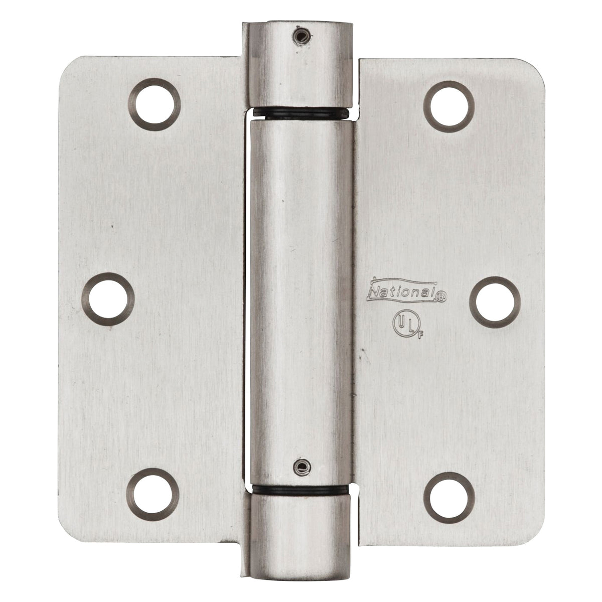 National Hardware N350-835 Spring Hinge, Steel, Satin Nickel, 30 lb