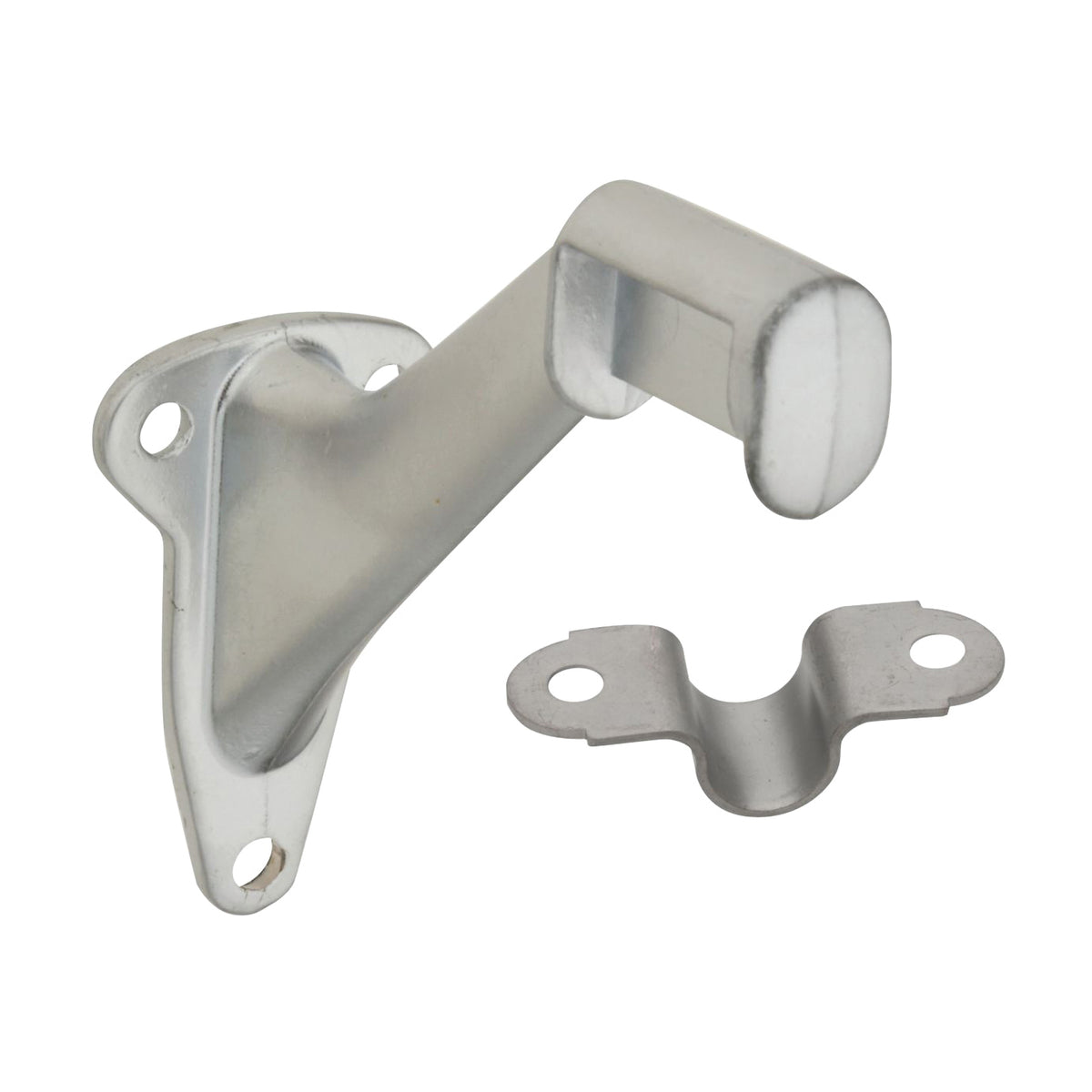 National Hardware N830-134 Handrail Bracket, Aluminum, Satin Chrome