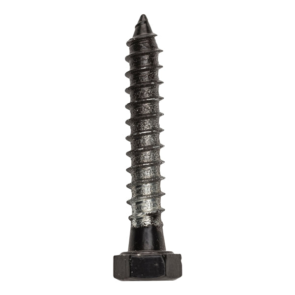 National Hardware V1863 Series N179-158 Lag Bolt, 1/4 in Thread, Steel, Powder-Coated