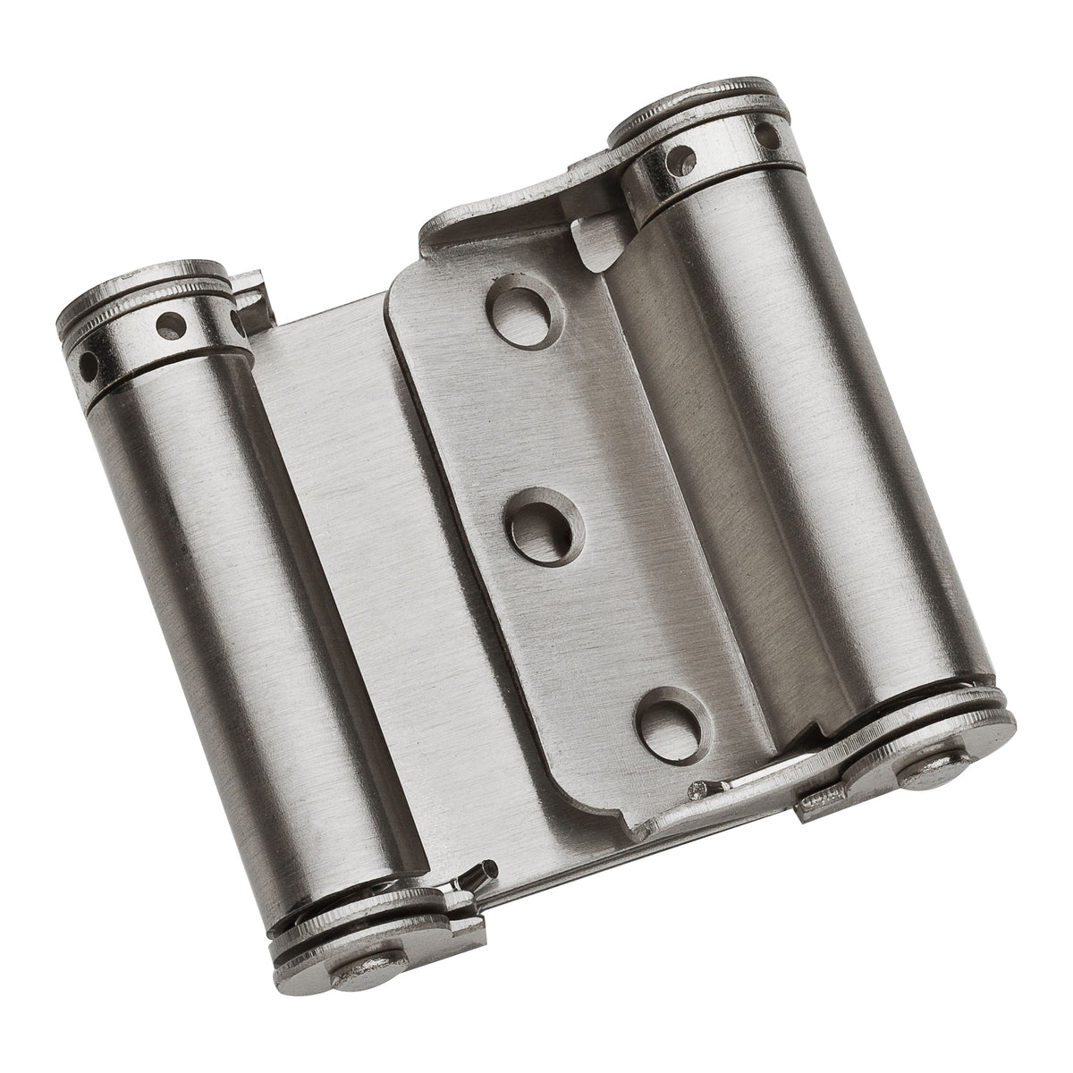 National Hardware N100-051 Spring Hinge, Cold Rolled Steel, Satin Nickel, Surface Mounting, 12 lb