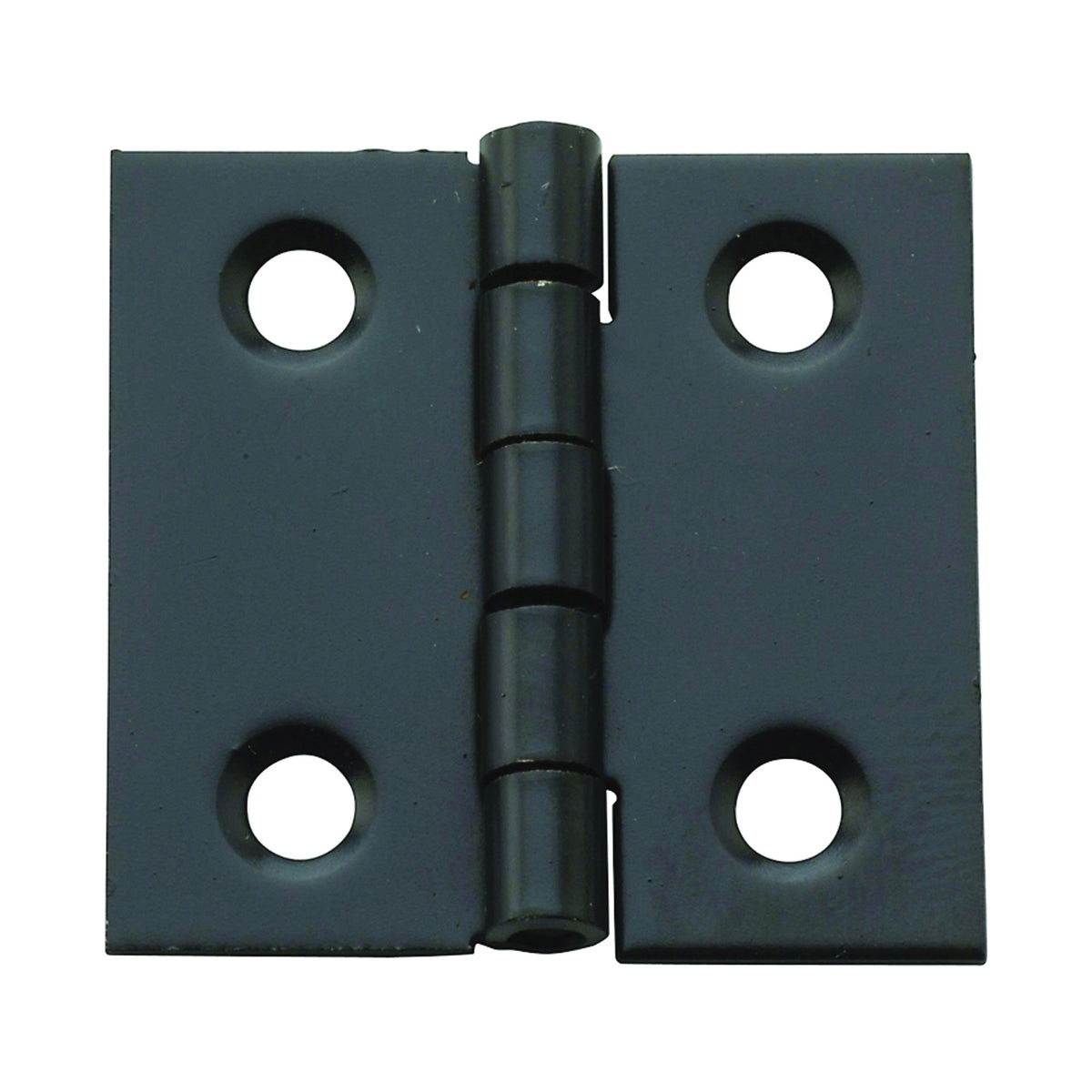 National Hardware N211-019 Decorative Broad Hinge, 1 in H Door Leaf, 1/32 in Thick Door Leaf, Steel, Oil-Rubbed Bronze
