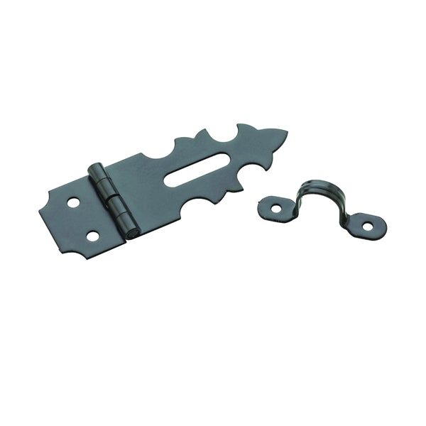 National Hardware V1824 Series N211-022 Decorative Hasp, 1-7/8 in L, 5/8 in W, Steel, Oil-Rubbed Bronze