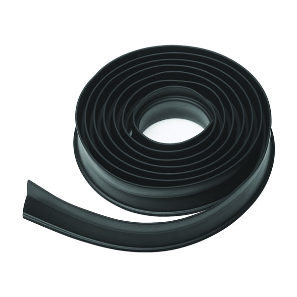 National Hardware V7664 Series N281-279 Garage Door Weatherstrip, 1.82 in W, 10 ft L, Vinyl, Black