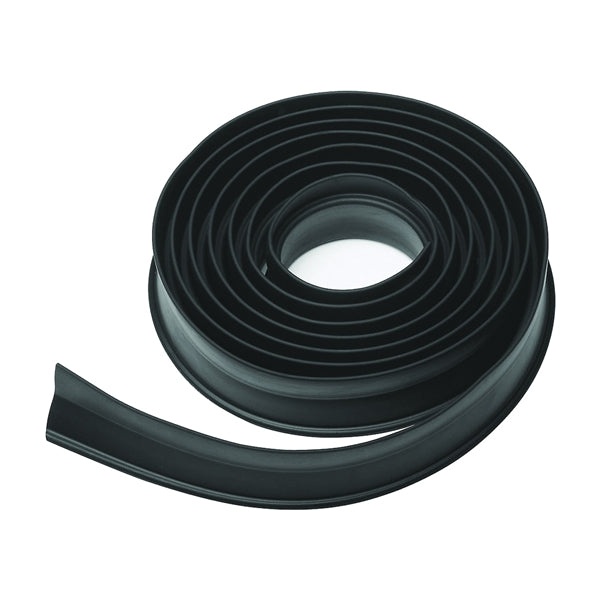 National Hardware V7664 Series N281-295 Garage Door Weatherstrip, 1.82 in W, 16 ft L, Vinyl, Black