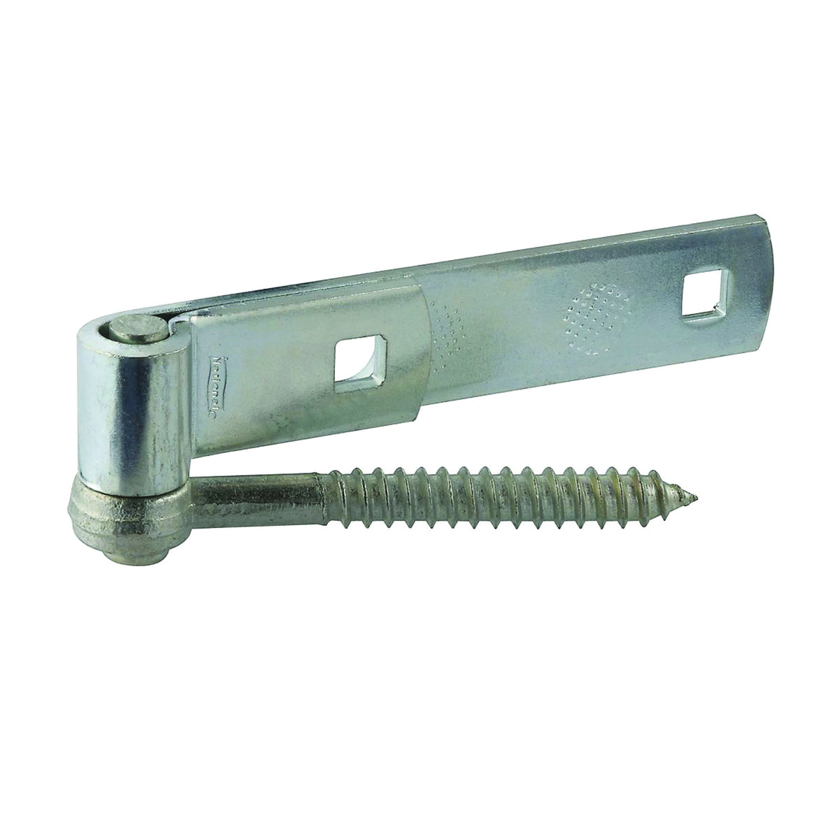 National Hardware N130-005 Hook/Strap Hinge, 0.19 in Thick Leaf, Steel, Zinc, Screw Mounting, 100 lb