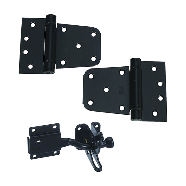 National Hardware DPV879 Series N343-475 Self-Closing Gate Kit, Steel, Black, 1-Piece