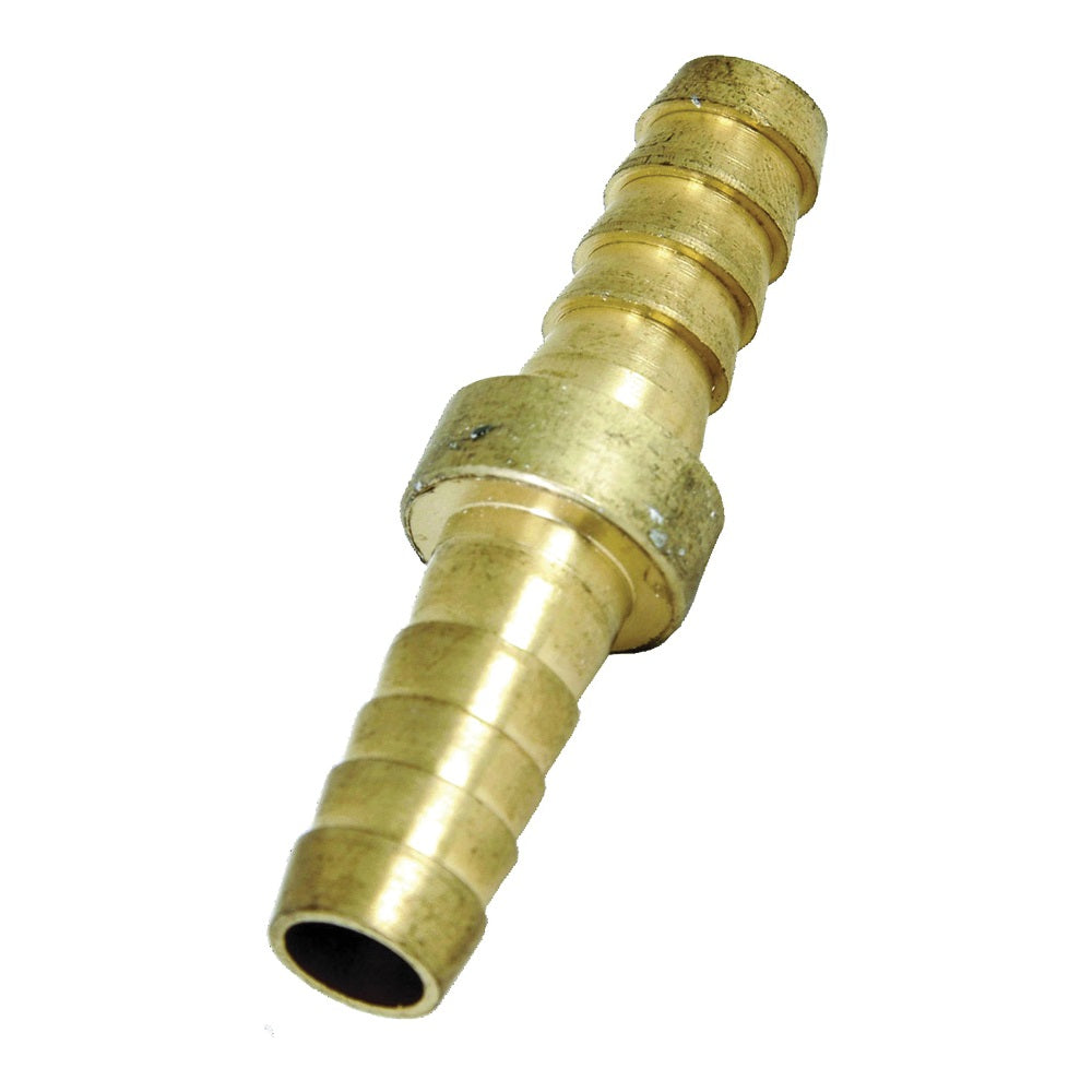 ProSource ATA-0243L Barb Hose Splicer, 3/8 in, MNPT, Brass, Brass