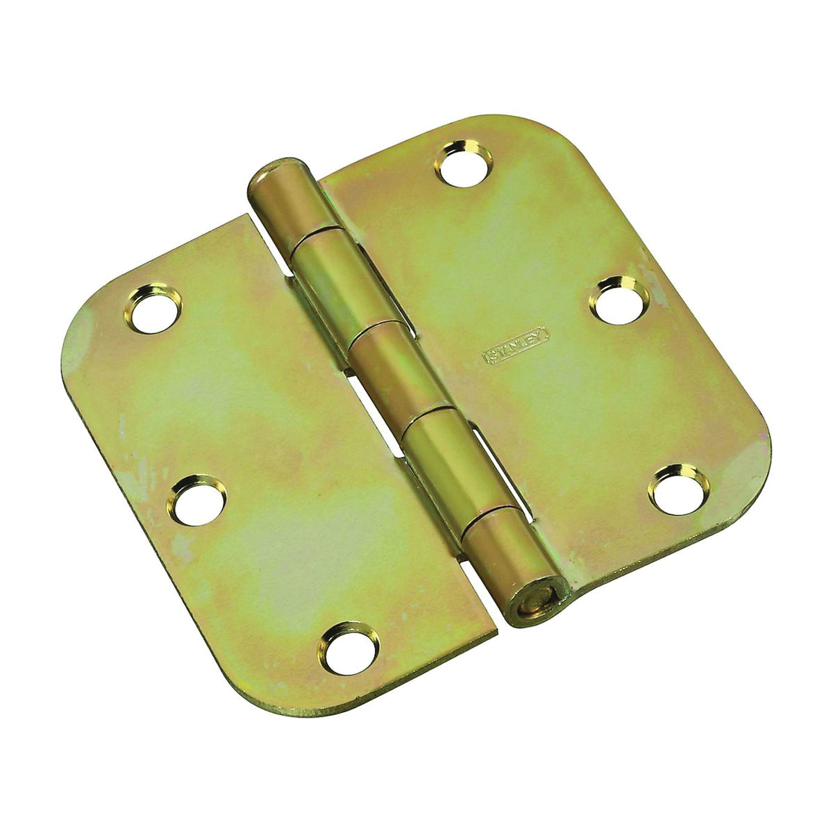 National Hardware N830-262 Door Hinge, Steel, Brass, Full-Mortise Mounting