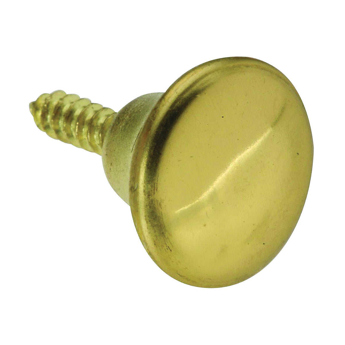 National Hardware N213-488 Cabinet Knob, Steel, Brass