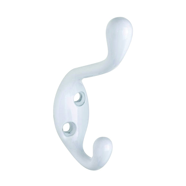 National Hardware MPB166 N330-878 Coat and Hat Hook, 75 lb, Zinc