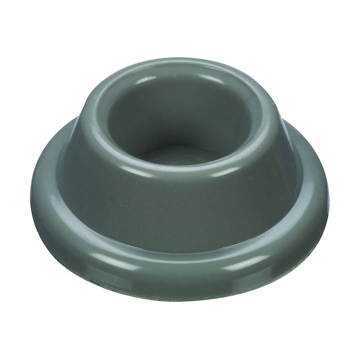 National Hardware N243-808 Door Stop, 1.9 in Dia Base, 0.72 in Projection, Plastic, Gray
