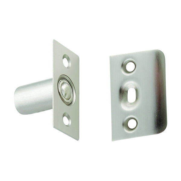 National Hardware MPB716 Series N335-927 Ball Catch, Steel, Satin Nickel