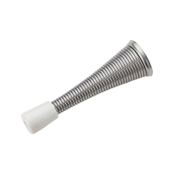 National Hardware N830-159 Door Stop, 3 in Projection, Steel, Satin Chrome