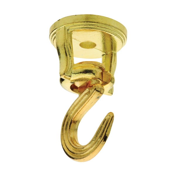 National Hardware V155 Series N249-623 Swag Hook, 30 lb, Brass