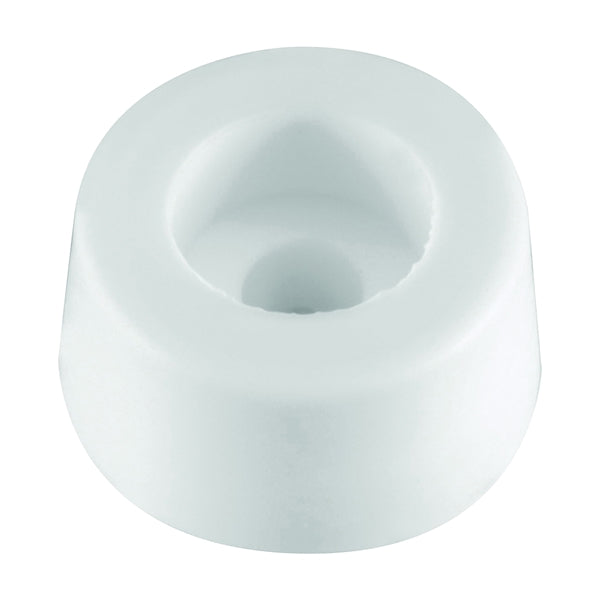 National Hardware V1700 Series N225-359 Bumper Pad, 1/2 in, Plastic, White