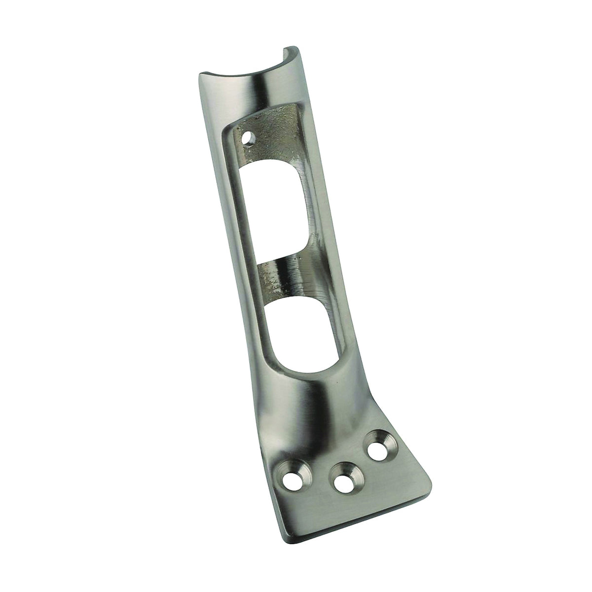 National Hardware N326-157 Flag Pole Bracket, Solid Brass, Satin Nickel