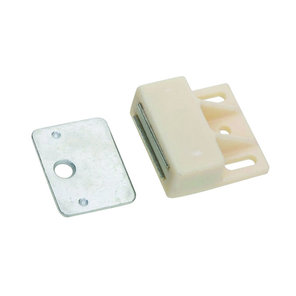 National Hardware V712 Series N149-823 Magnetic Catch, Nylon/Steel, White
