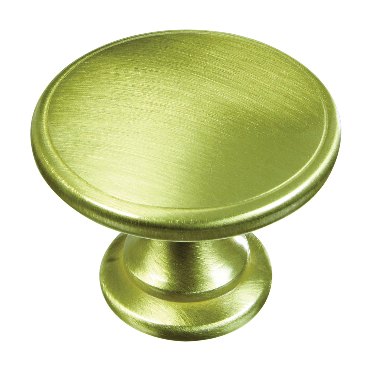 National Hardware N325-613 Cabinet Knob, 1.39 in Projection, Zinc, Brass