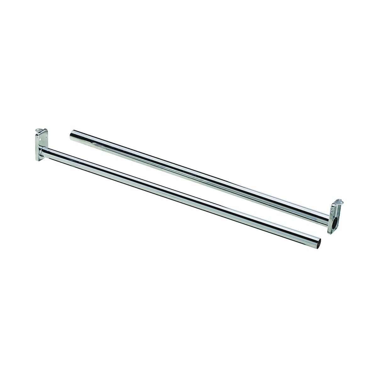 National Hardware DPV209 N338-301 Closet Rod, 18 to 30 in L, Steel, Bright