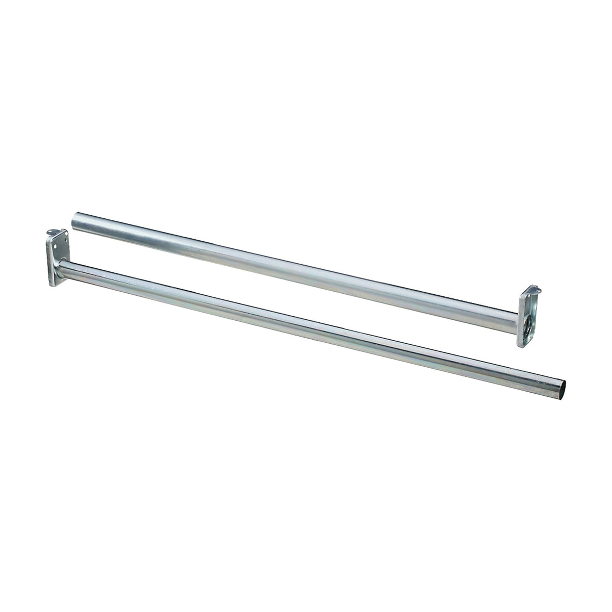 National Hardware DPV209 N338-327 Closet Rod, 48 to 72 in L, Steel, Bright
