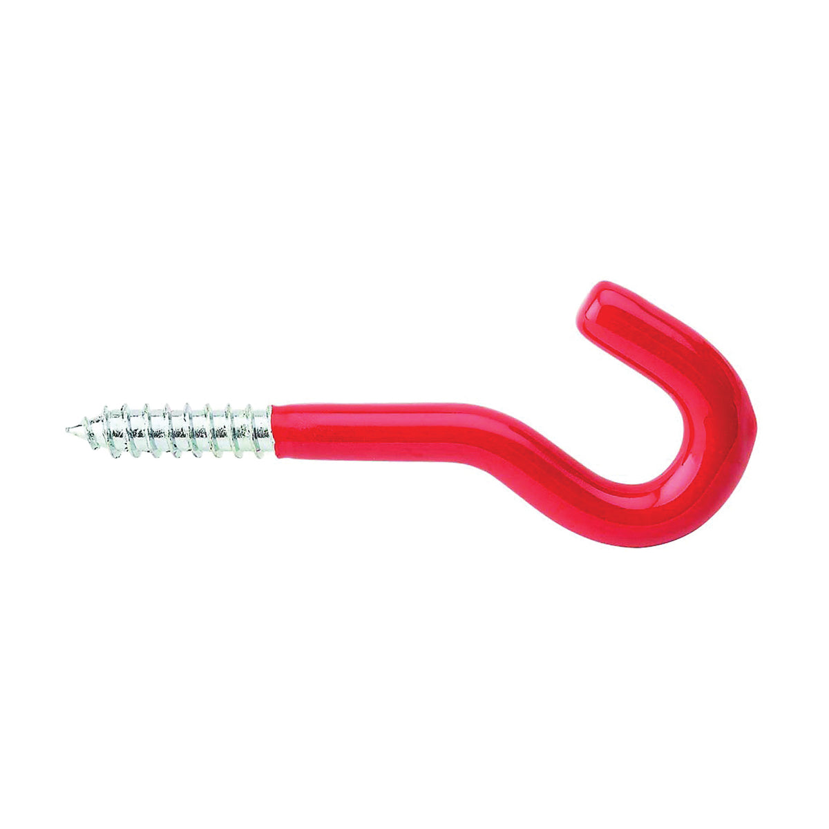 National Hardware 2211BC N271-014 Storage Screw Hook, 50 lb, 11/16 in Opening, Steel, Red