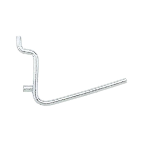 National Hardware N180-001 Peg Hook, 2-1/2 in, 1/8, 1/4 in Opening, Steel, Zinc