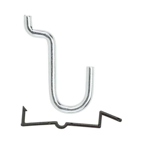 National Hardware N180-023 Peg Hook, 1/2 in, 1/8, 1/4 in Opening, Steel, Zinc