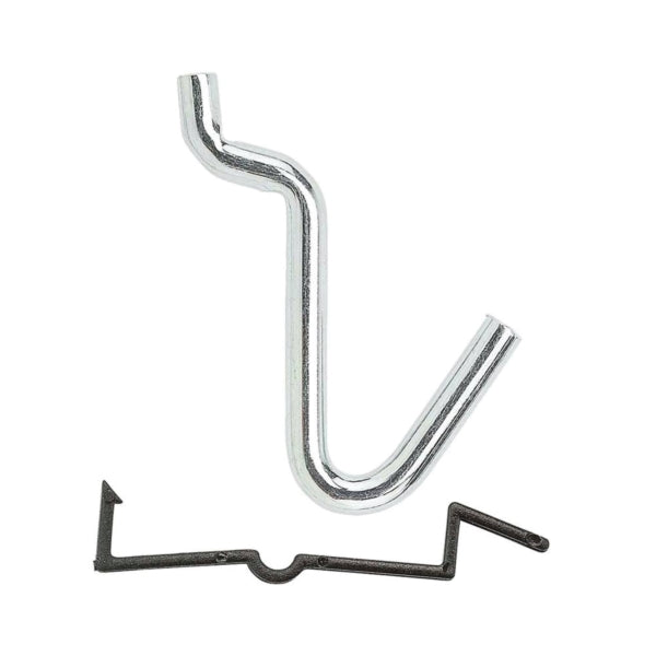 National Hardware N180-022 Peg Hook, 1/4 in, 1/8, 1/4 in Opening, Steel, Zinc