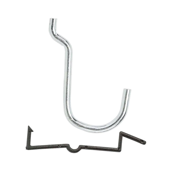 National Hardware N180-024 Peg Hook, 1 in, 1/8, 1/4 in Opening, Steel, Zinc