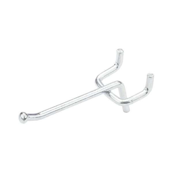 National Hardware N180-009 Peg Hook, 2 in, 1/8, 1/4 in Opening, Steel, Zinc