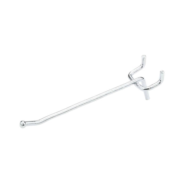 National Hardware N180-010 Peg Hook, 4 in, 1/4 in Opening, Steel, Zinc