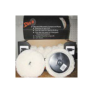 Dico 585-51103 Compound Pad, 6 in Dia