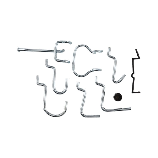 National Hardware N112-060 Peg Hook Assortment, 1/8, 1/4 in Opening, Steel, Zinc