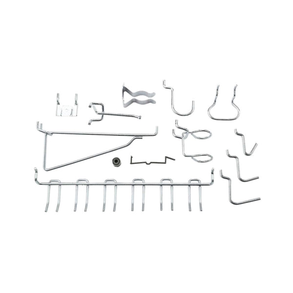 National Hardware N112-062 Peg Hook Assortment, 1/8, 1/4 in Opening, Steel, Zinc