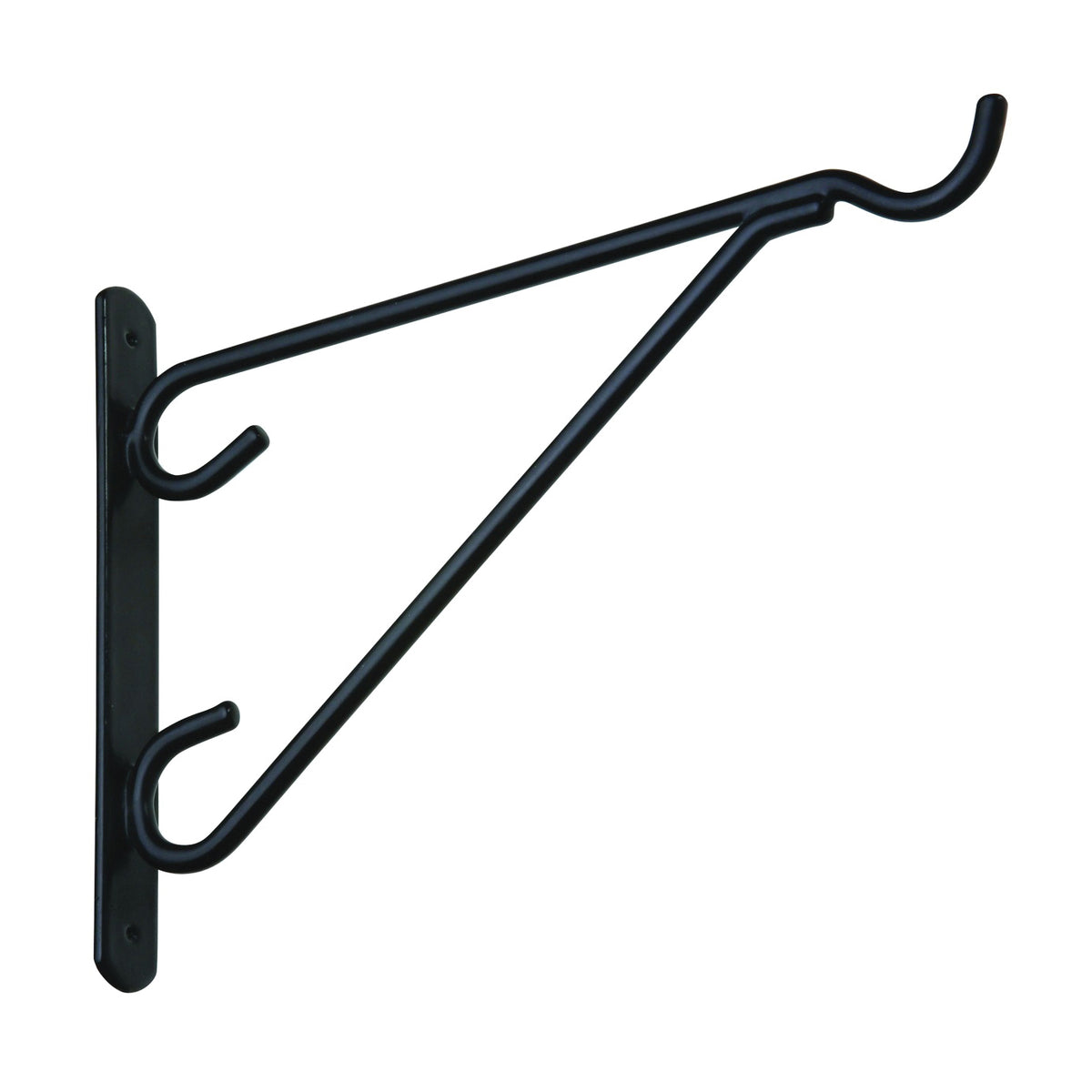 National Hardware V2652 Series N274-647 Outdoor Bracket, 13.07 in L, 10.12 in H, Steel, Black