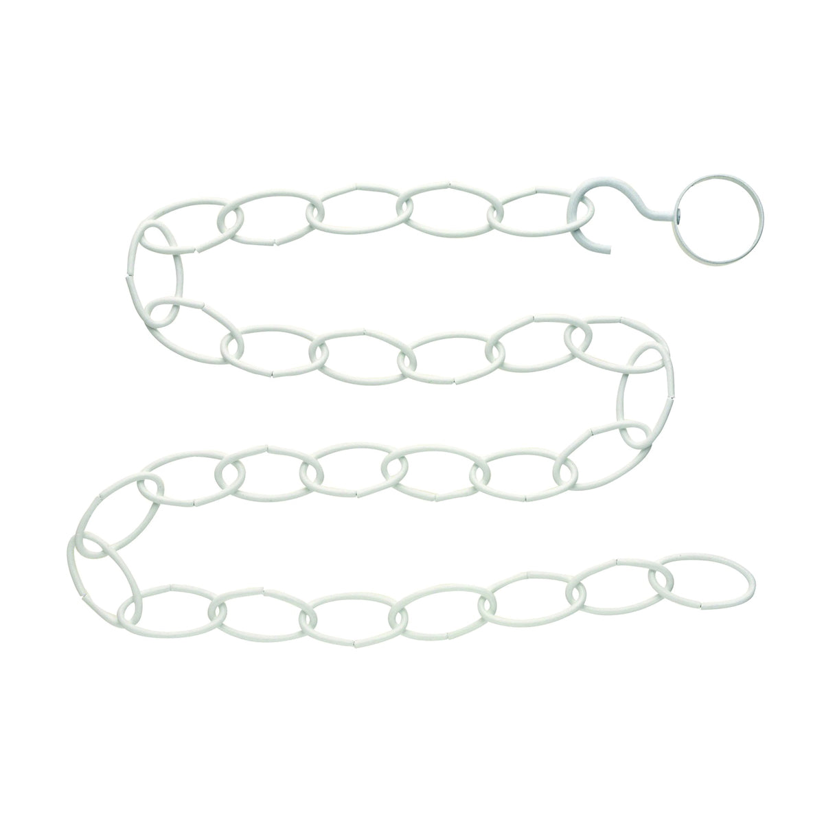 National Hardware V2660 Series N275-073 Extender Chain Kit, 36 in L, Steel, White