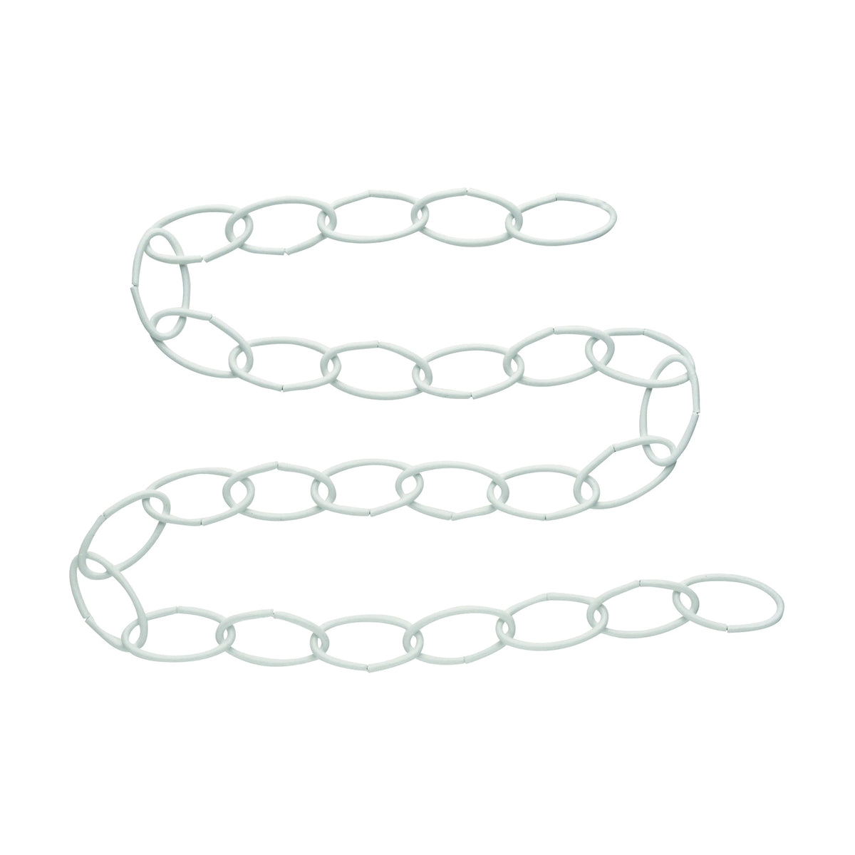 National Hardware V2662 Series N275-016 Extension Chain, 36 in L, Steel, White