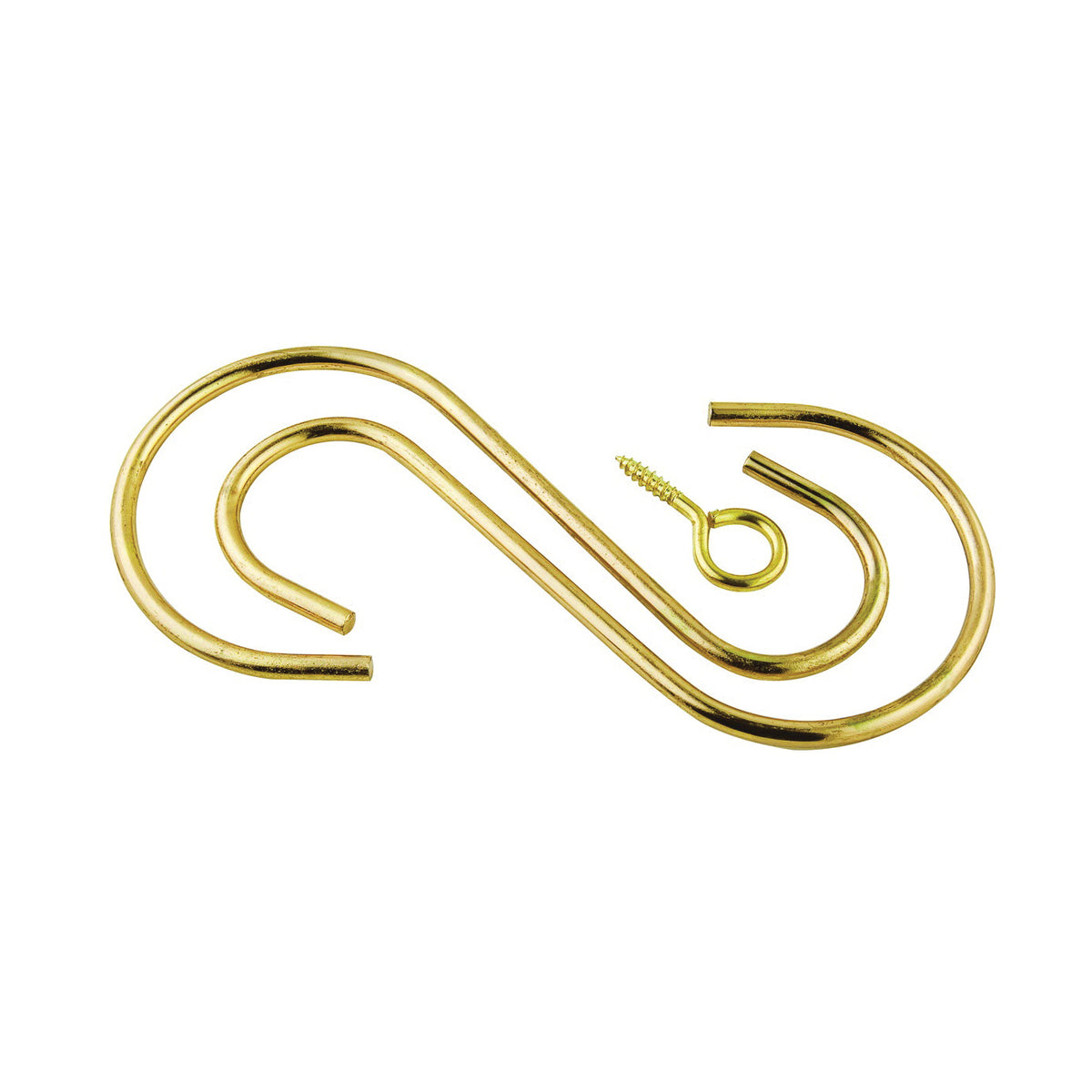 National Hardware V2665 Series N275-172 Extension Hook Kit, 6 in L, Steel, Brass