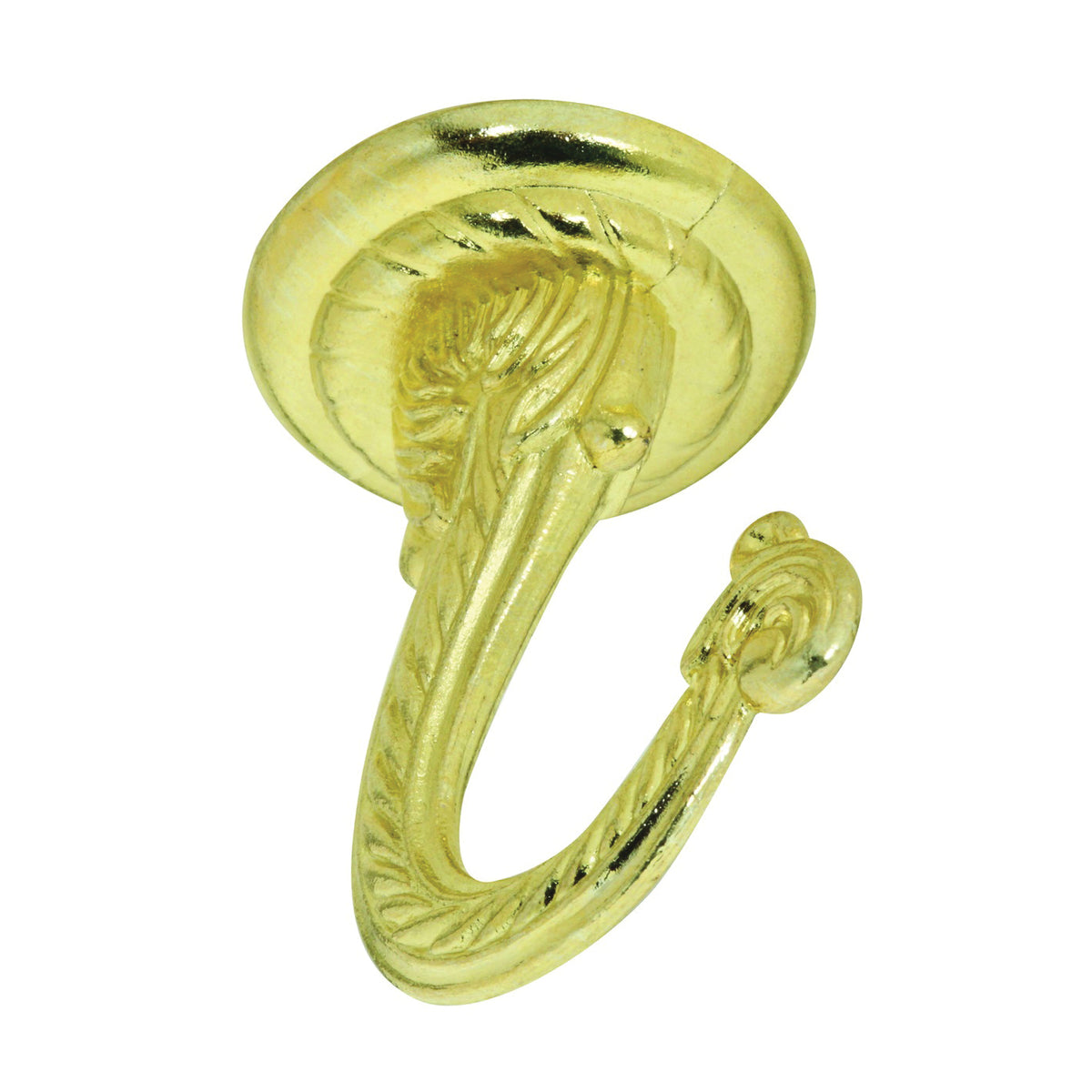 National Hardware V2672 Series N274-886 Swag Hook, 2-1/4 in L, Brass