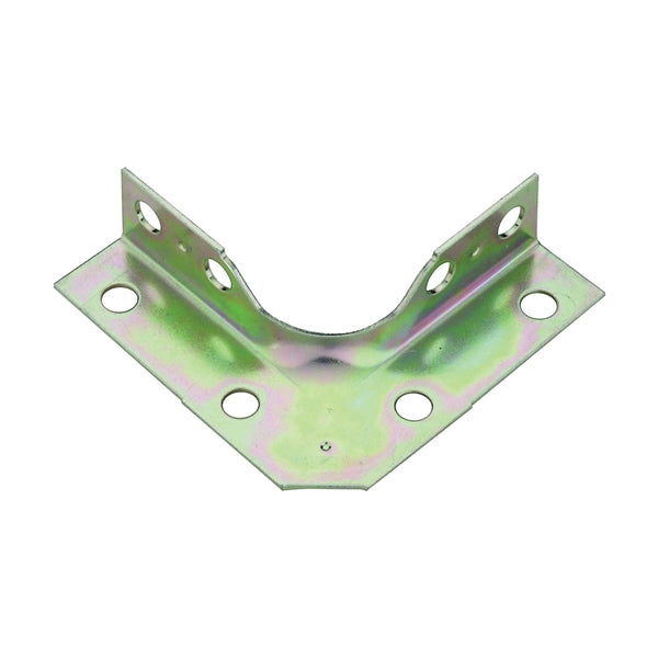 National Hardware V114 Series N245-720 Corner Brace, 2-1/2 in L, 5/8 in W, 2-1/2 in H, Steel, Zinc, 0.04 Thick Material