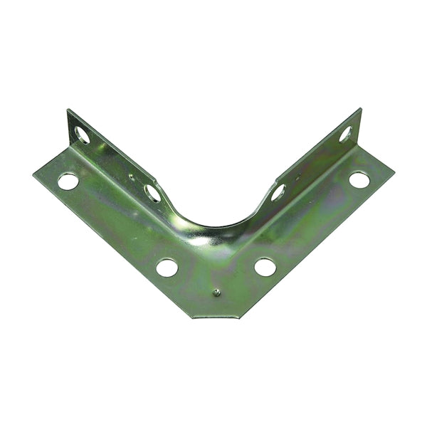 National Hardware V114 Series N245-407 Corner Brace, 3 in L, 5/8 in W, 3 in H, Steel, Zinc, 0.04 Thick Material