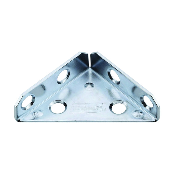 National Hardware V124 Series N337-675 Corner Brace, 2 in L, Steel, Zinc