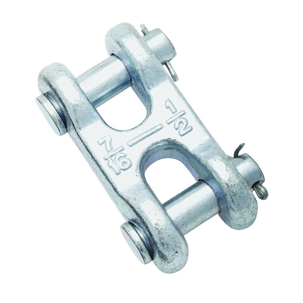 National Hardware 3248BC Series N240-895 Clevis Link, 1/2 in Trade, 9200 lb Working Load, 43 Grade, Steel, Zinc