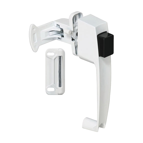 National Hardware V1316 Series N213-074 Pushbutton Latch, Zinc, 5/8 to 2 in Thick Door