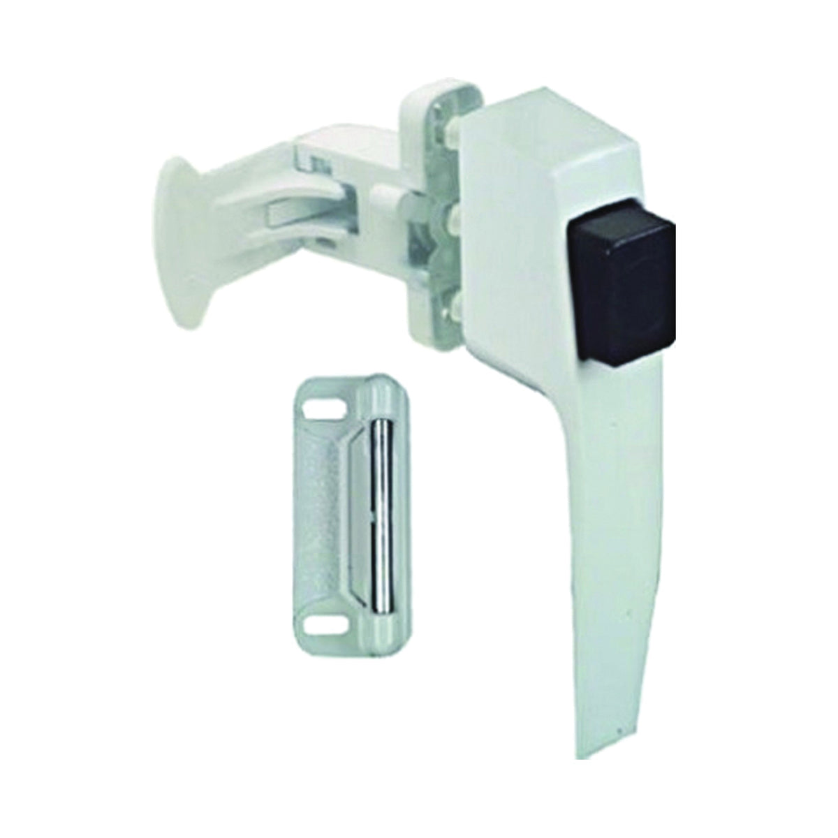 National Hardware V1326 Series N213-165 Pushbutton Latch, Zinc, 5/8 to 2 in Thick Door