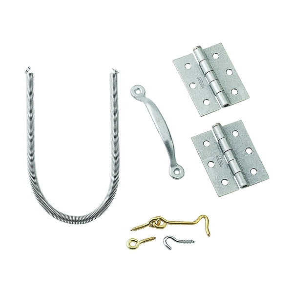 National Hardware V90 Series N107-490 Door Set, Galvanized Steel