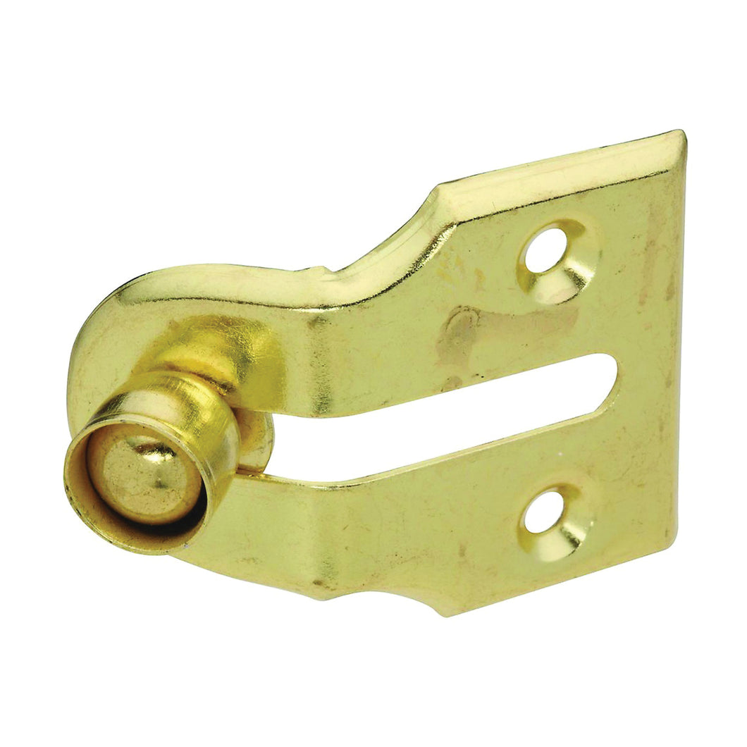 National Hardware V823 Series N183-715 Window Vent Stop, Locking Screw Bolt Mounting, Steel, Brass